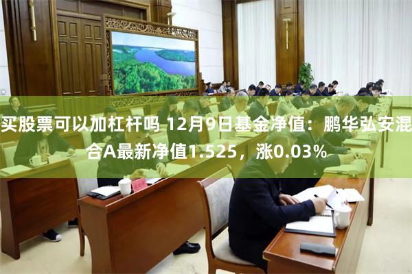 买股票可以加杠杆吗 12月9日基金净值：鹏华弘安混合A最新净值1.525，涨0.03%